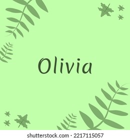 poster with green background, leaves and elements. Layouts for prints, flyers, covers, banner designs. Environmental concept. Vector illustration