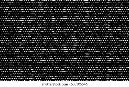 poster grey white dotted line of different sizes with transparency. black abstract background. halftone effect. vector illustration