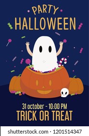 poster halloween cute 