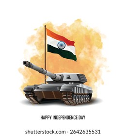 A poster of happy independence day design concept