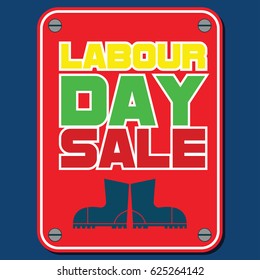 poster of happy labor day, labour day, sale day, may day, 1 may. vector illustration