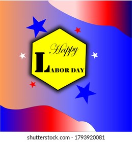 Poster Happy Labor Day simple