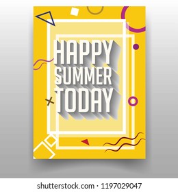 poster happy summer 