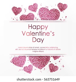 Poster and hearts from