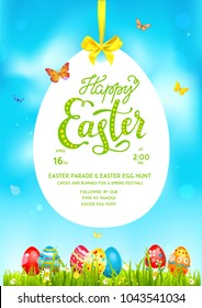 Poster holiday Easter spring