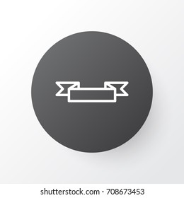 Poster Icon Symbol. Premium Quality Isolated Placard Element In Trendy Style.