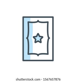 poster icon vector modern style design