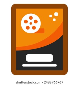 Poster icon for web, app, infographic, etc