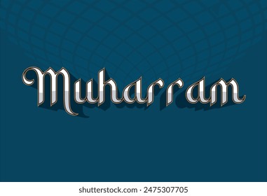 poster illustration about muharram festivity