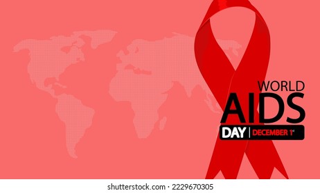
Poster illustration design about world aids day