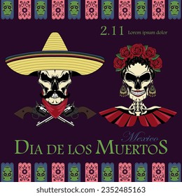Poster image for the day of the dead.