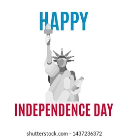 poster for independence day america black and white with bright