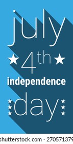 Poster Independence day july 4