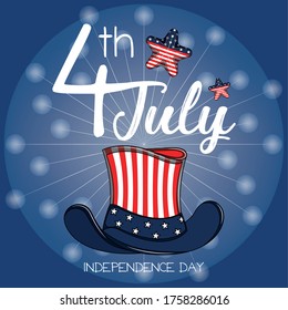 Poster of independence day of United States - Vector