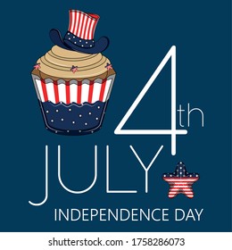Poster of independence day of United States - Vector