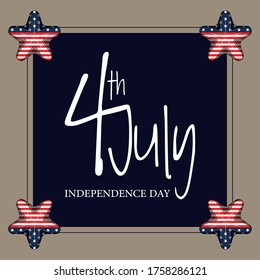 Poster of independence day of United States - Vector