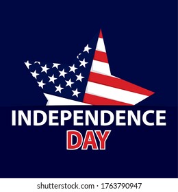 Poster of independence day of United States 4th july - Vector