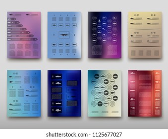 Poster infographics brochure flyer design statistics coloring template vector, Leaflet cover presentation abstract geometric background, layout in A4 size shadow
