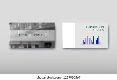 Poster infographics information business modern design set proposal advert. Vector illustration with graphic scheme