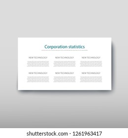 Poster infographics information business modern design set proposal advert. Vector illustration with graphic scheme