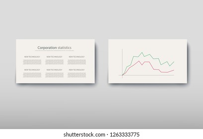 Poster infographics information business modern design set proposal advert. Vector illustration with graphic scheme