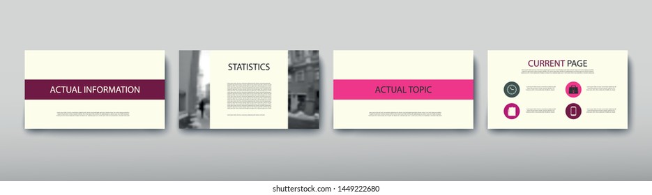 Poster infographics information business modern design set proposal advert
