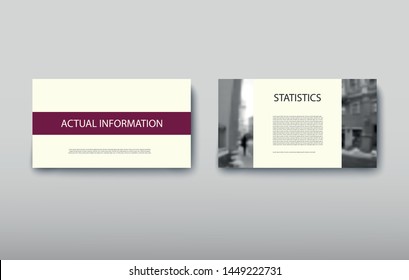 Poster infographics information business modern design set proposal advert