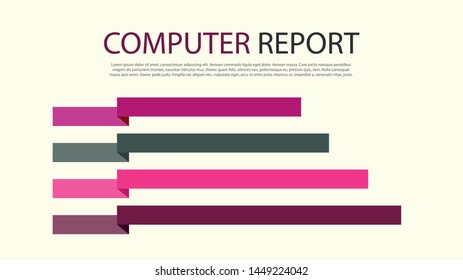Poster infographics information business modern design set proposal advert