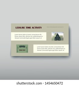 Poster infographics information business modern design set proposal advert