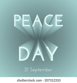 Poster for the International Day of Peace