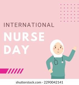 A poster for international nurse day.