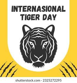 a poster for international tiger day