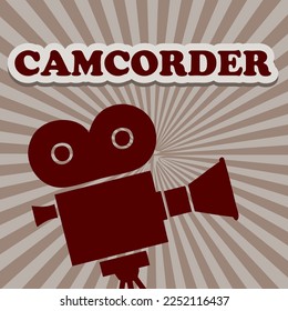 Poster for the Invention of the Video Camera event