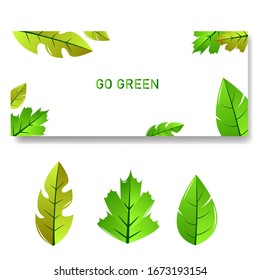 poster or invitation to save the forest. go green for world Forestry day design