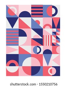 Poster lad poster geometrical pattern graphics design, geometry art graphics design poster, beautiful color design with geometry.