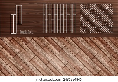 Poster laminate double board. Vector illustration