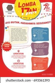 contoh poster lomba 17 agustus