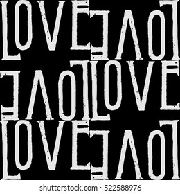 Poster with love tag. 