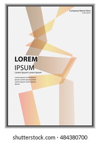Poster and magazine vector design Layout template 