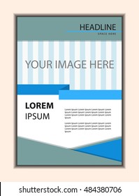 Poster and magazine vector design Layout template 
