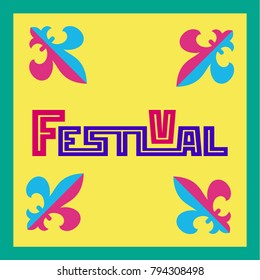 Poster for Mardi Gras celebration