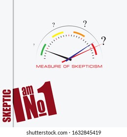 Poster measure of skepticism - skepticism meter