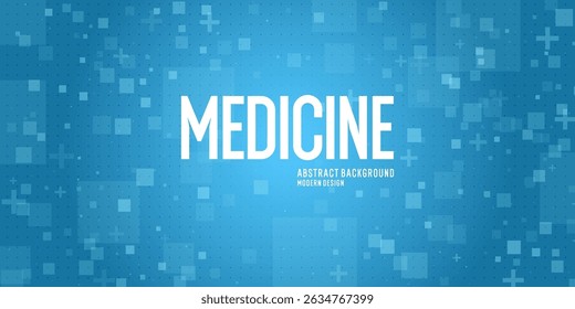 Poster for medical clinics. An illustration on the topic of the healthcare system. Health and treatment. A template for posting information. Abstract background, design elements.