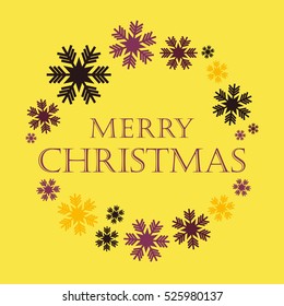 Poster Merry Christmas! Vector illustration. Greeting card.