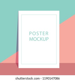 poster mockup vector