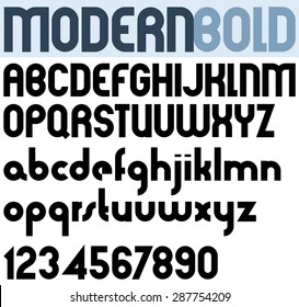 Poster modern bold black font and numbers.