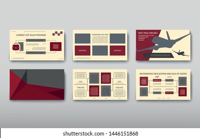 Poster modern infographics information business design set, proposal advert