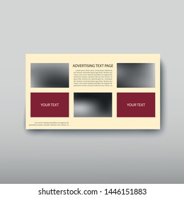 Poster modern infographics information business design set, proposal advert