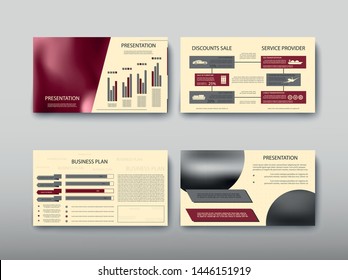 Poster modern infographics information business design set, proposal advert