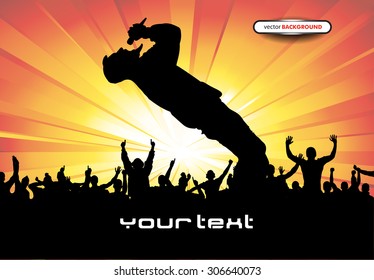 Poster for music concert.